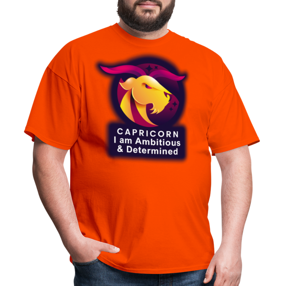 Men's Glow Capricorn Classic T-Shirt - orange