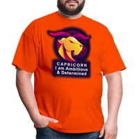 Thumbnail for Men's Glow Capricorn Classic T-Shirt - orange