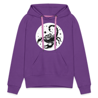 Thumbnail for Women’s Magic Scorpio Premium Hoodie - purple 