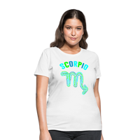 Thumbnail for Women's Power Words Scorpio T-Shirt - white