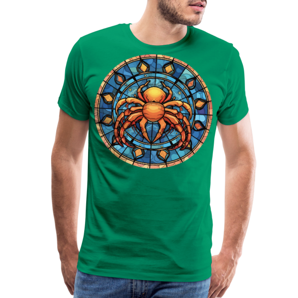 Men's Mosaic Cancer Premium T-Shirt - kelly green