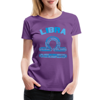 Thumbnail for Women's Power Words Libra Premium T-Shirt - purple