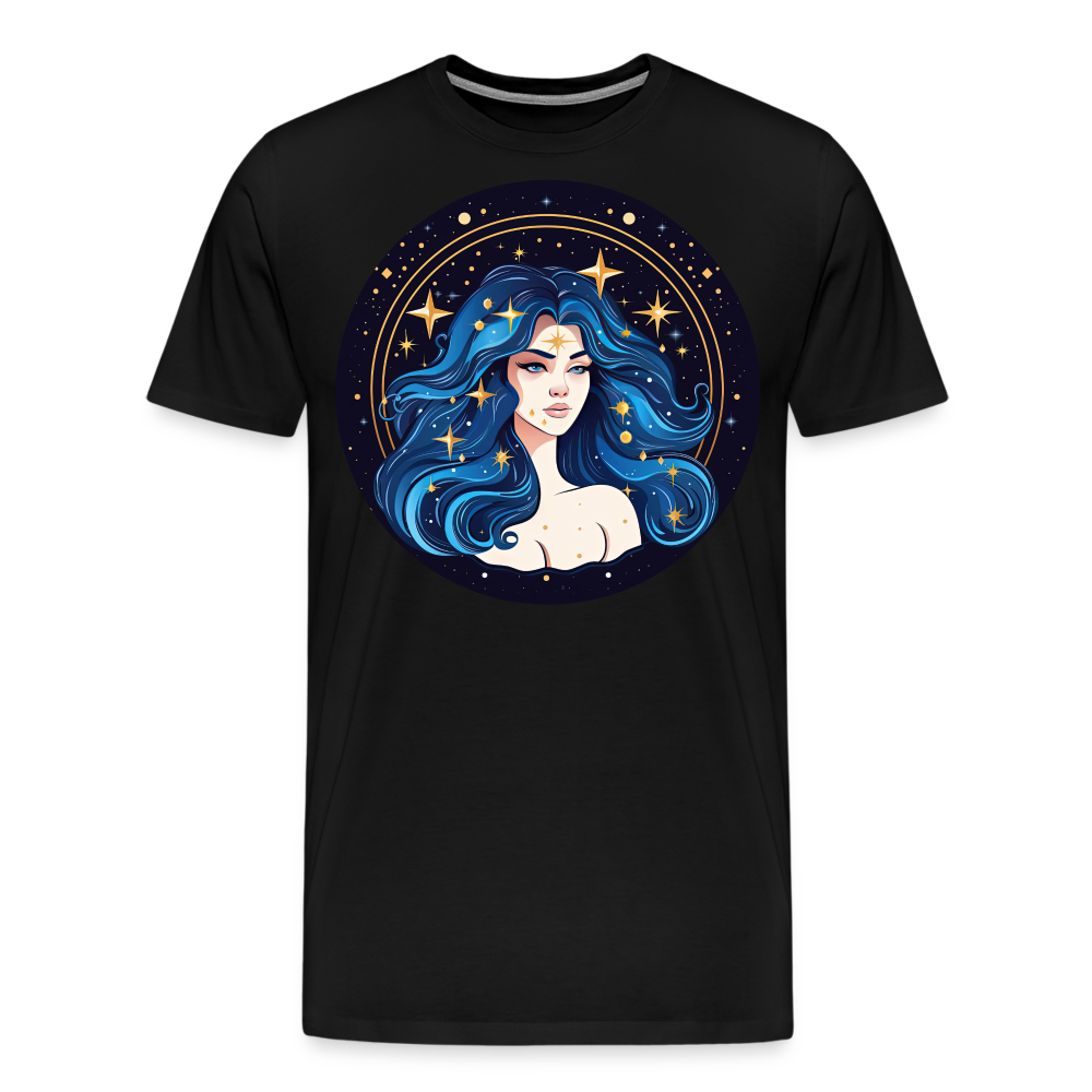 Men's Magic Virgo Premium T-Shirt - black