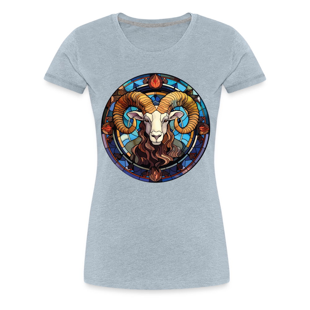 Women’s Mosaic Aries Premium T-Shirt - heather ice blue