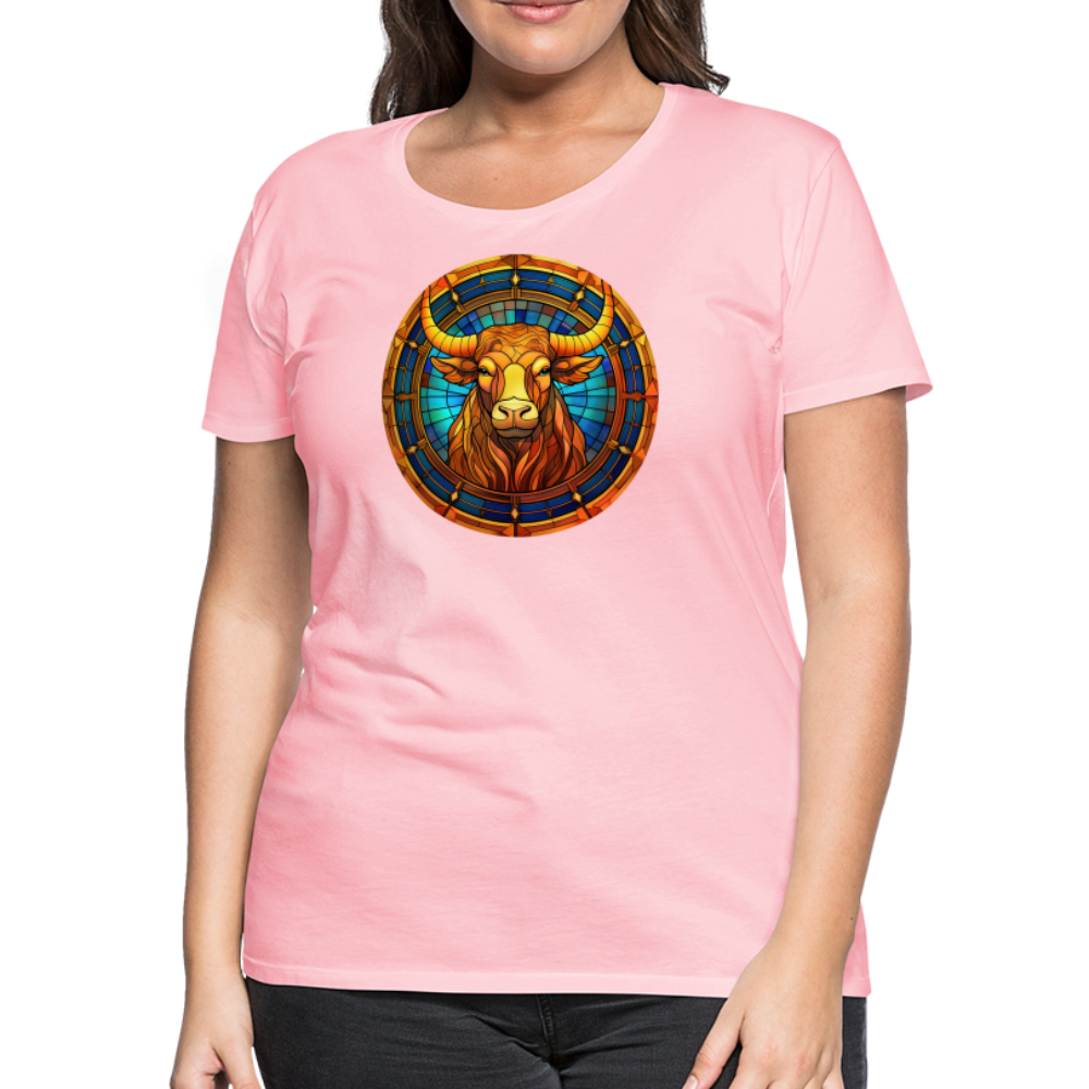 Women’s Mosaic Taurus Premium T-Shirt - pink