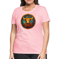 Thumbnail for Women’s Mosaic Taurus Premium T-Shirt - pink