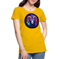 Thumbnail for Women’s Magic Aries Premium T-Shirt - sun yellow