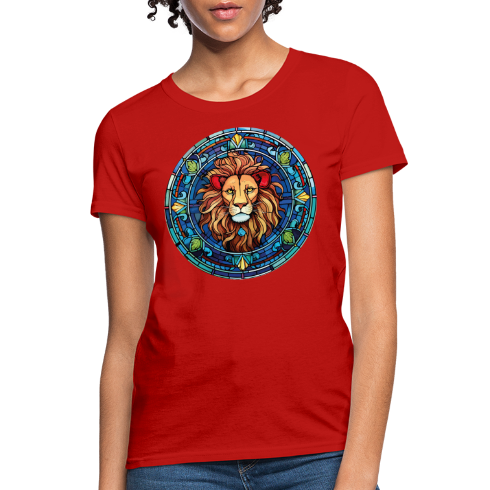 Women's Mosaic Leo T-Shirt - red