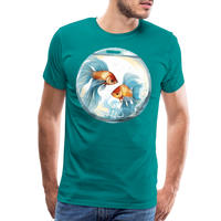 Thumbnail for Men's Mythical Pisces Premium T-Shirt - teal