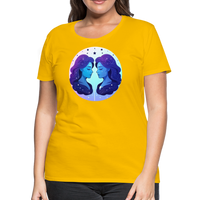 Thumbnail for Women’s Magic Gemini Premium T-Shirt - sun yellow