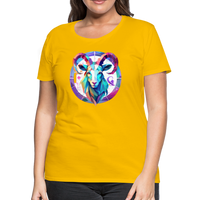 Thumbnail for Women’s Mythical Aries Premium T-Shirt - sun yellow