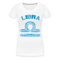 Thumbnail for Women's Power Words Libra Premium T-Shirt - white