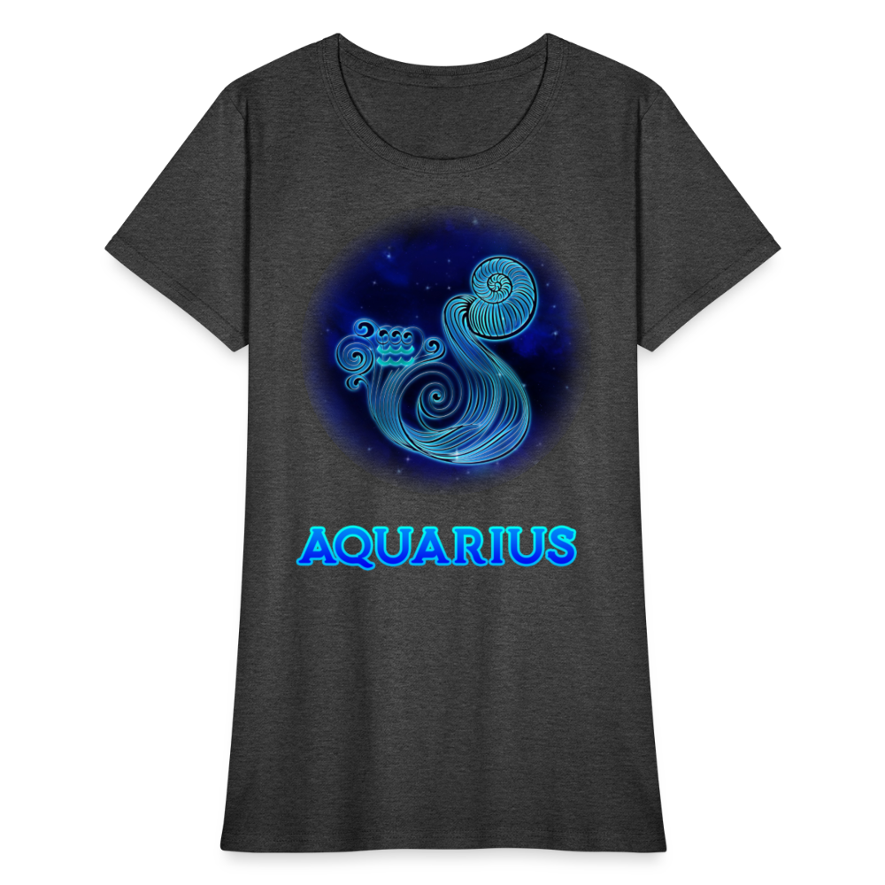 Women's Stellar Aquarius T-Shirt - heather black