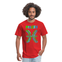 Thumbnail for Men's Power Words Pisces Classic T-Shirt - red