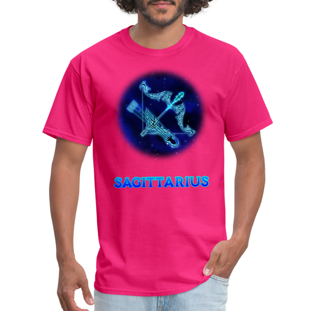 Men's Stellar Sagittarius Classic T-Shirt - fuchsia