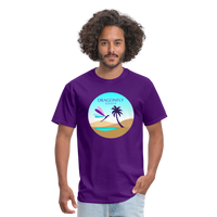 Thumbnail for Men's Dragonfly 2nd Logo Classic T-Shirt - purple