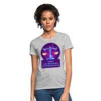 Thumbnail for Women's Neon Libra T-Shirt - heather gray