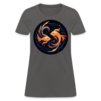 Thumbnail for Women's Mystic Pisces T-Shirt - charcoal