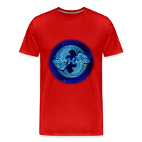 Thumbnail for Men's Pisces Premium T-Shirt - red