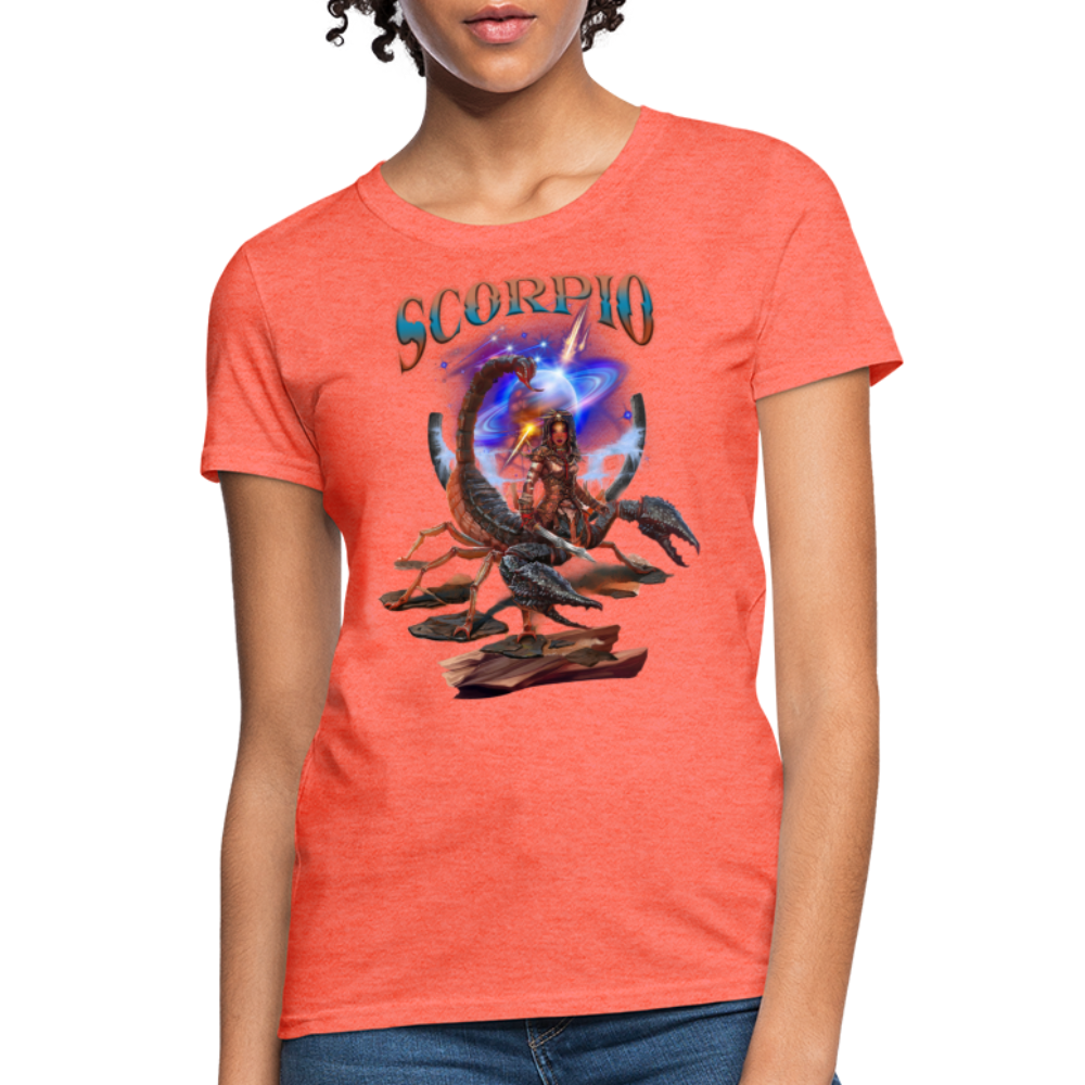 Women's Astral Scorpio T-Shirt - heather coral