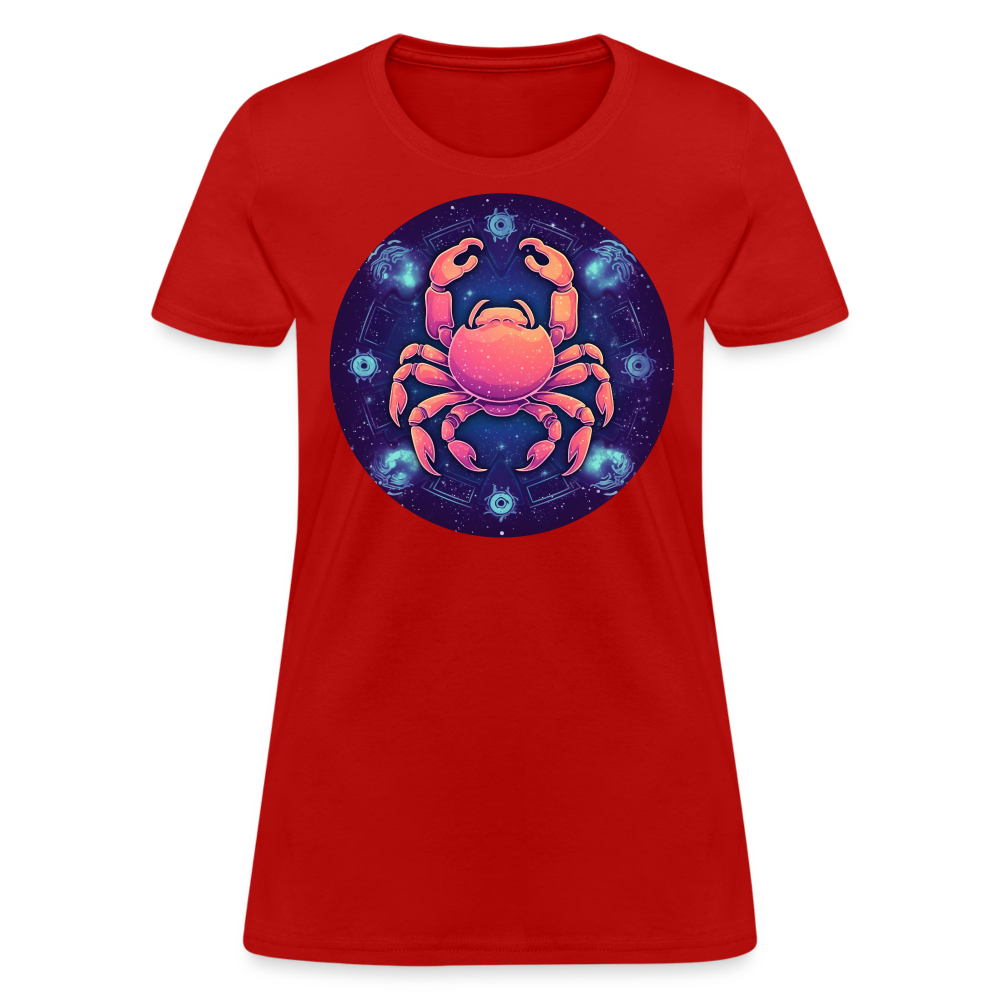 Women's Magic Cancer T-Shirt - red