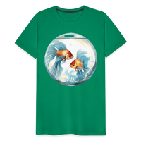 Thumbnail for Men's Mythical Pisces Premium T-Shirt - kelly green