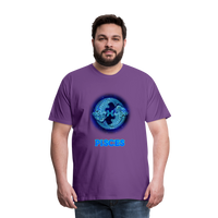 Thumbnail for Men's Pisces Premium T-Shirt - purple