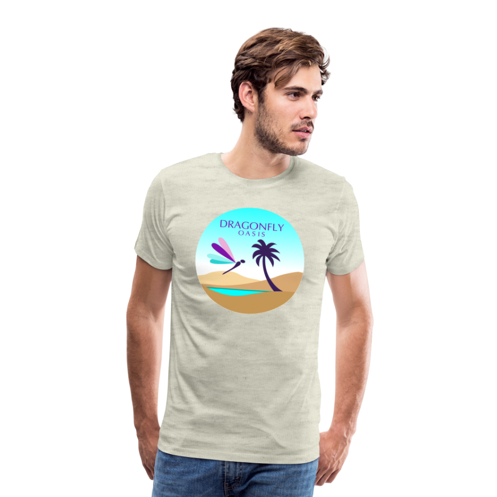 Men's Dragonfly Oasis v.2 Premium T-Shirt - heather oatmeal