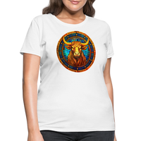 Thumbnail for Women's Mosaic Taurus T-Shirt - white