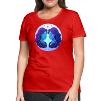 Thumbnail for Women’s Magic Gemini Premium T-Shirt - red