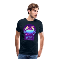 Thumbnail for Men's Neon Cancer Premium T-Shirt - deep navy