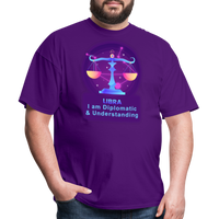 Thumbnail for Men's Neon Libra Classic T-Shirt - purple