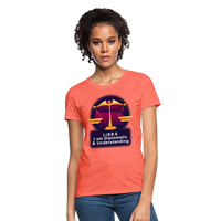 Thumbnail for Women's Glow Libra T-Shirt - heather coral