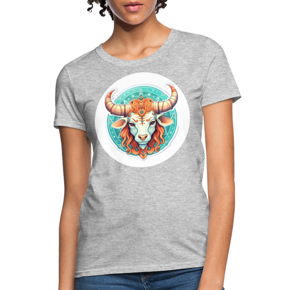 Women's Symbol Taurus T-Shirt - heather gray