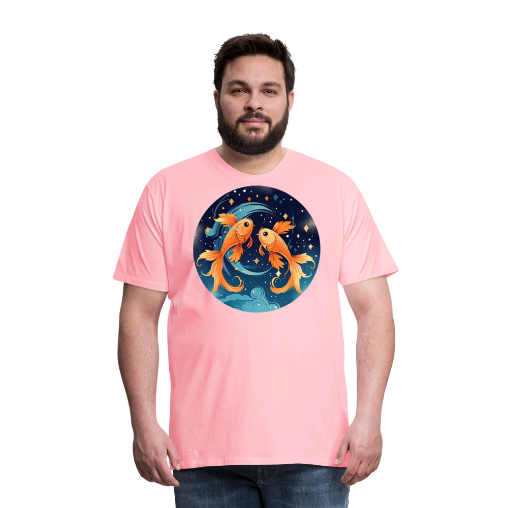 Men's Magic Pisces Premium T-Shirt - pink