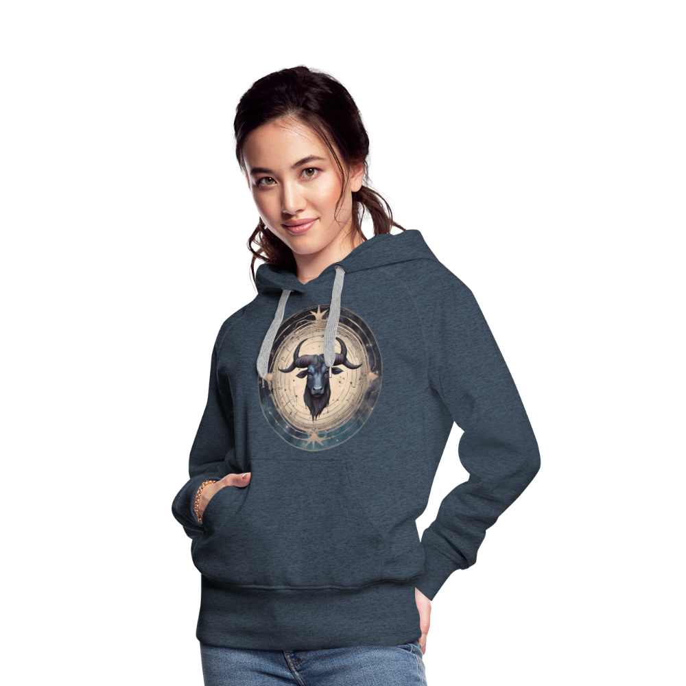 Women’s Mythical Taurus Premium Hoodie - heather denim