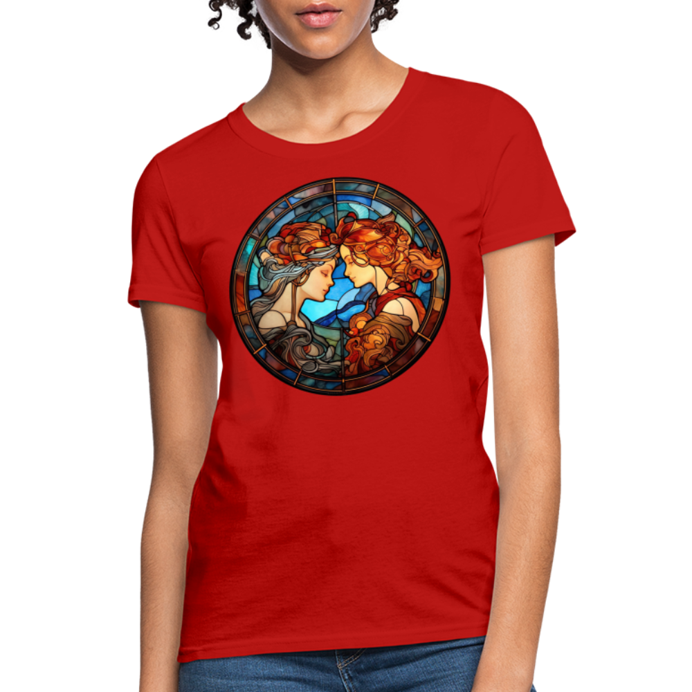 Women's Mosaic Gemini T-Shirt - red