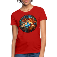 Thumbnail for Women's Mosaic Gemini T-Shirt - red