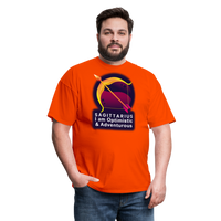 Thumbnail for Men's Glow Sagittarius Classic T-Shirt - orange