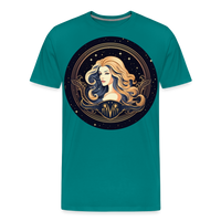 Thumbnail for Men's Mystic Virgo Premium T-Shirt - teal