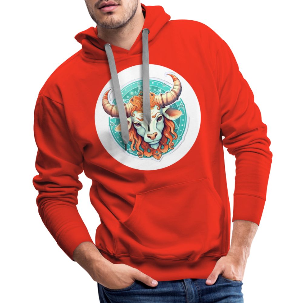 Men’s Symbol Taurus Premium Hoodie - red