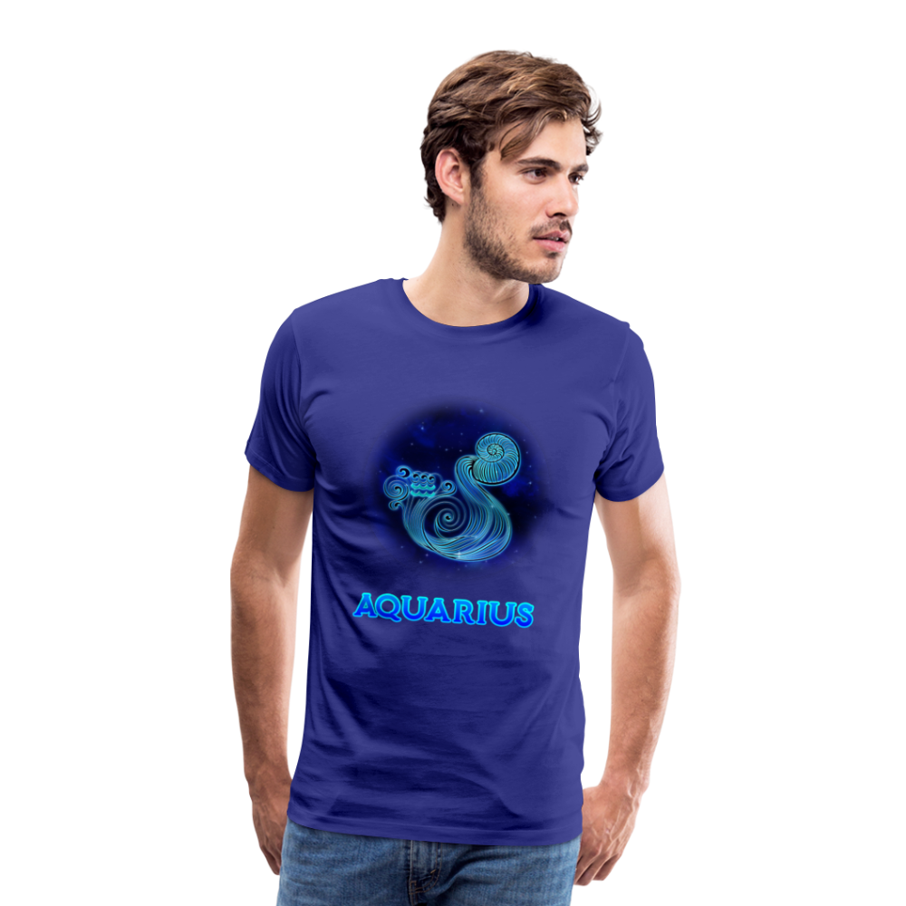 Men's Aquarius Premium T-Shirt - royal blue