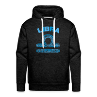 Thumbnail for Men's Power Words Libra Premium Hoodie - charcoal grey