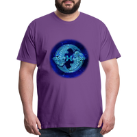 Thumbnail for Men's Pisces Premium T-Shirt - purple