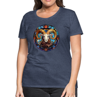 Thumbnail for Women’s Mosaic Aries Premium T-Shirt - heather blue