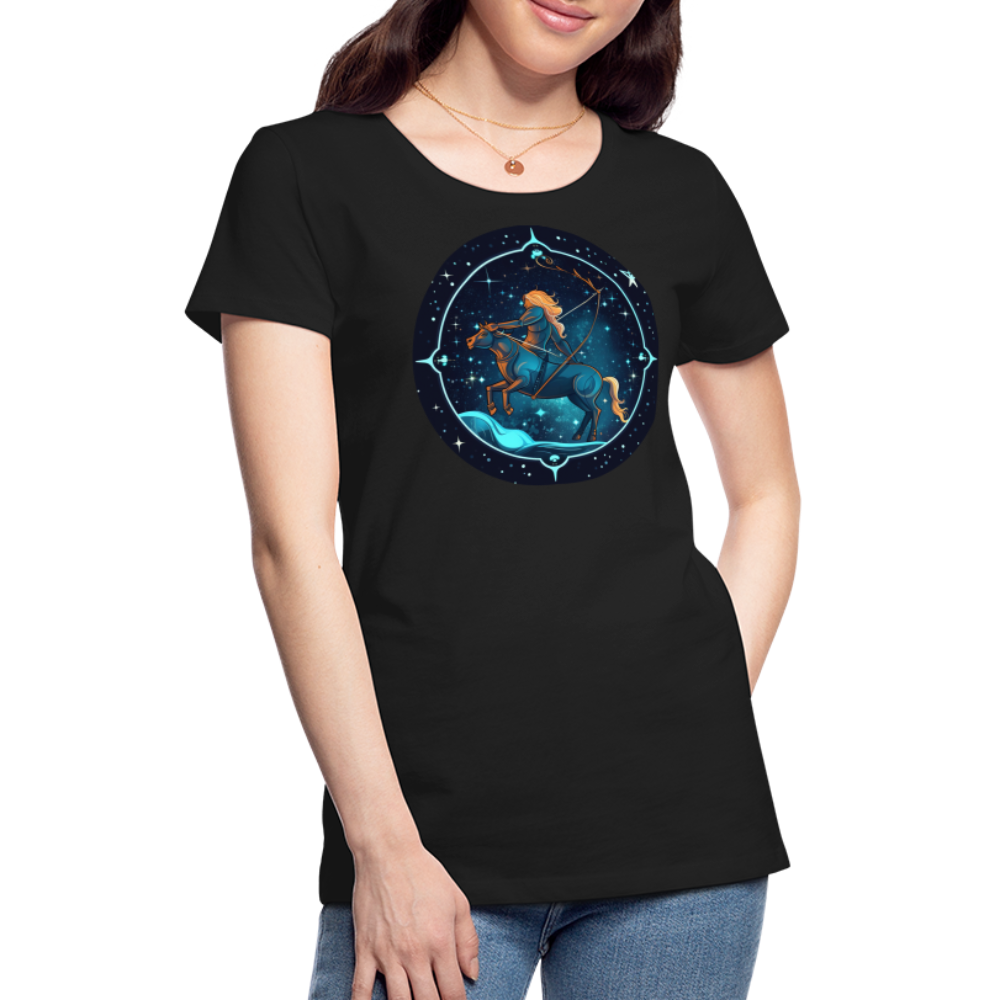 Women’s Magic Sagittarius Premium T-Shirt - black