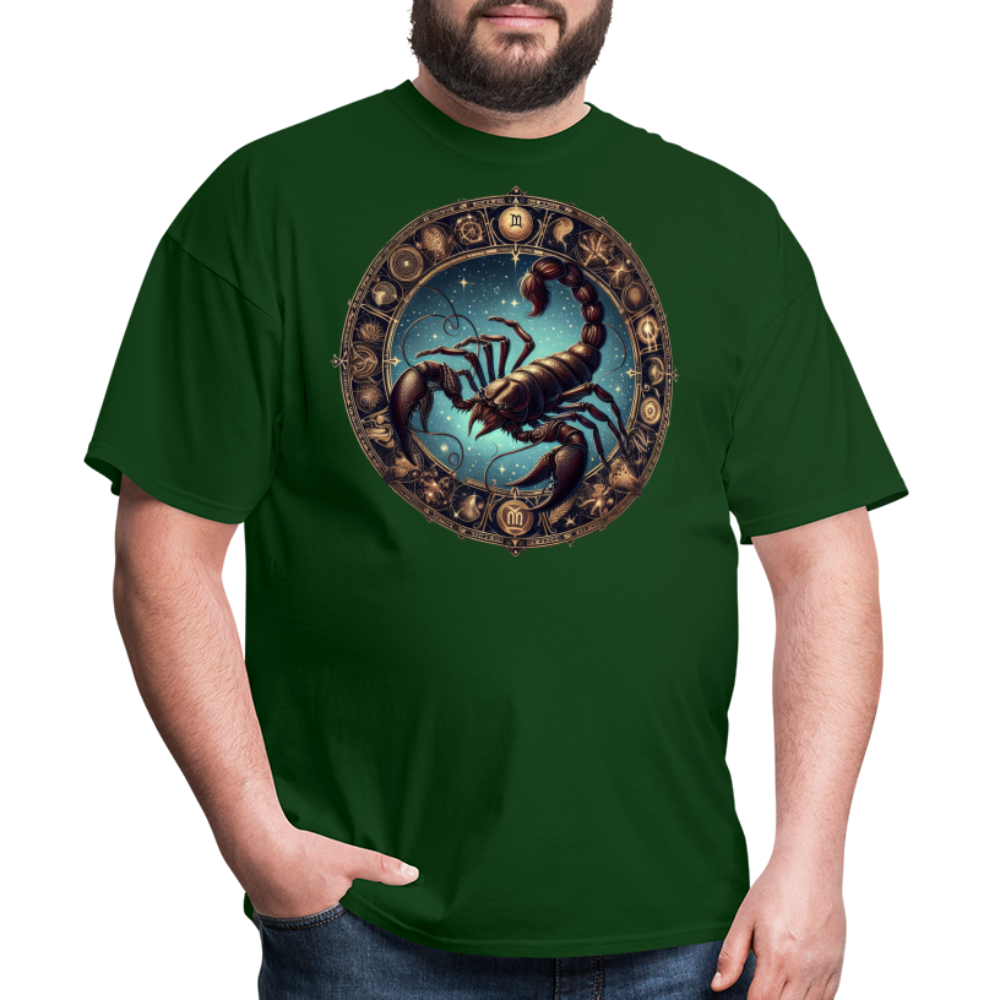 Men's Mythical Scorpio Classic T-Shirt - forest green