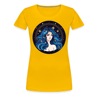 Thumbnail for Women’s Magic Virgo Premium T-Shirt - sun yellow