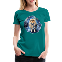 Thumbnail for Women's Mythical Words Leo Premium T-Shirt - teal