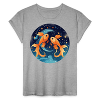 Thumbnail for Women's Magic Pisces Relaxed Fit T-Shirt - heather gray